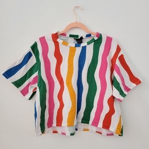 Nooworks Crop Top Salvation Stripe - 2X